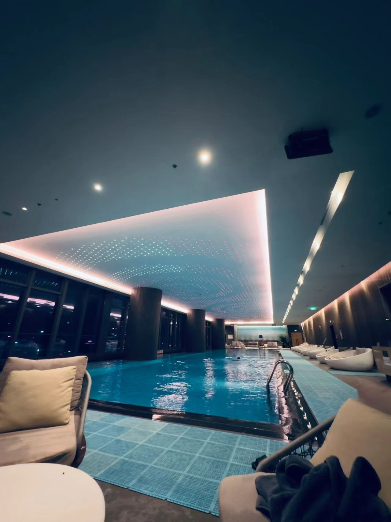 Luxury Pool Vibes: Night Swim in Style 🏊