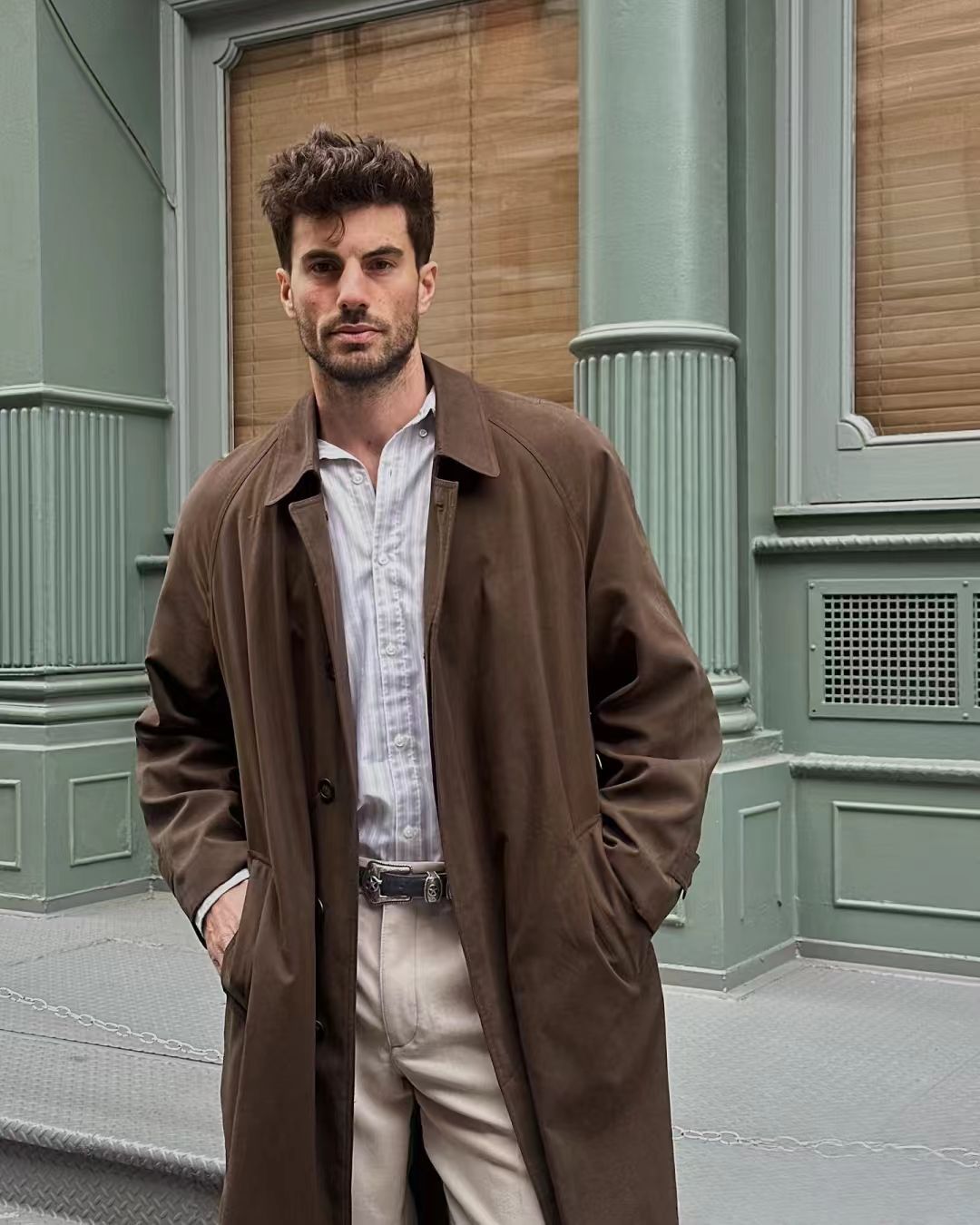 Urban Layer Game: Trench, Shirt, and That Belt Flex