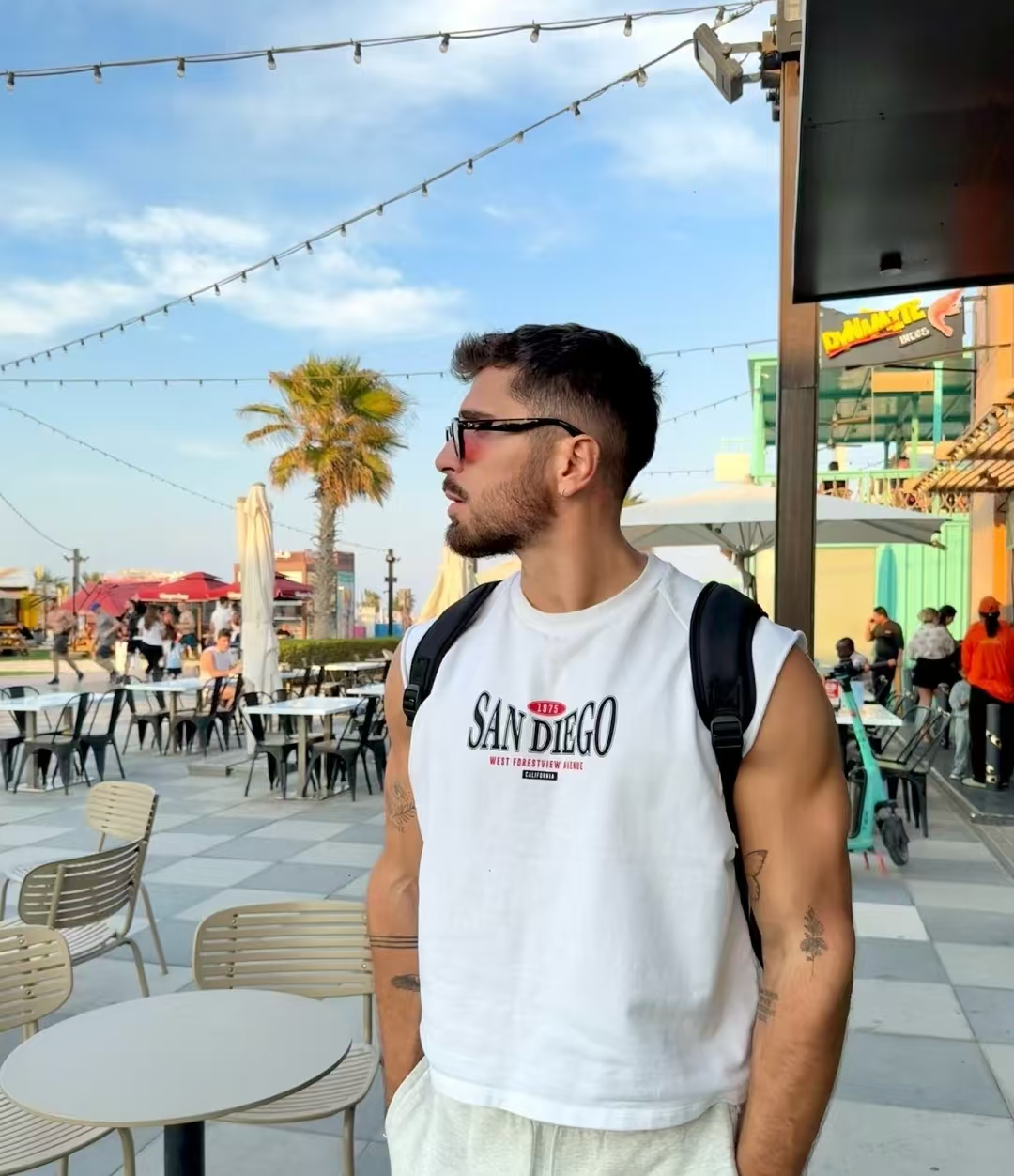 Beachside Breeziness: San Diego Tee and Summer Swagger